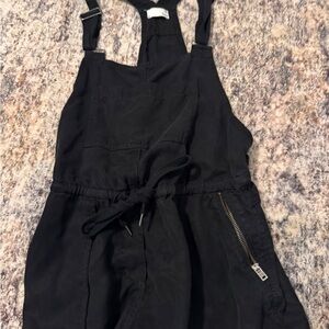 Wilfred Black Overalls with Adjustable Straps